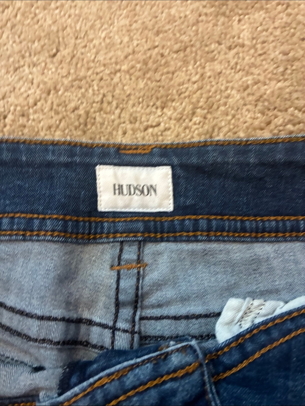 Hudson Jeans Ruby Distressed Cuffed Denim Shorts size 30 - Picture 2 of 7